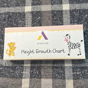 Avasland Height Growth Chart for kids with photo pockets NEW